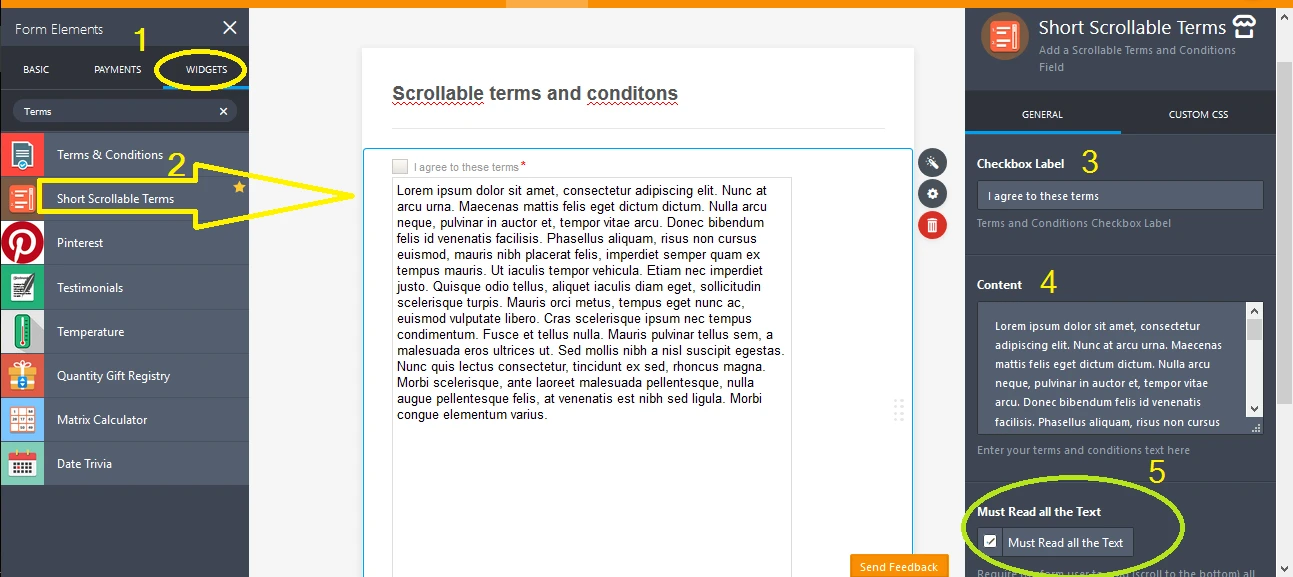 How to add Terms/Conditions without using any web site links? Image 1 Screenshot 20