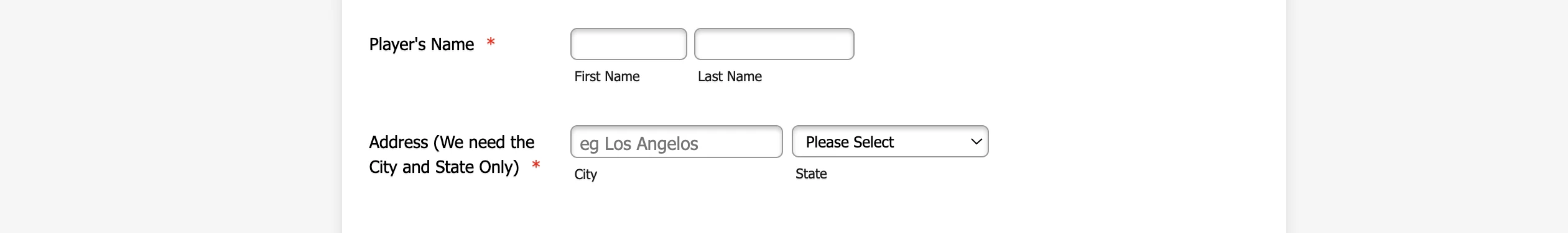 How can I have the form accept the city not the street address? Image 2 Screenshot 41