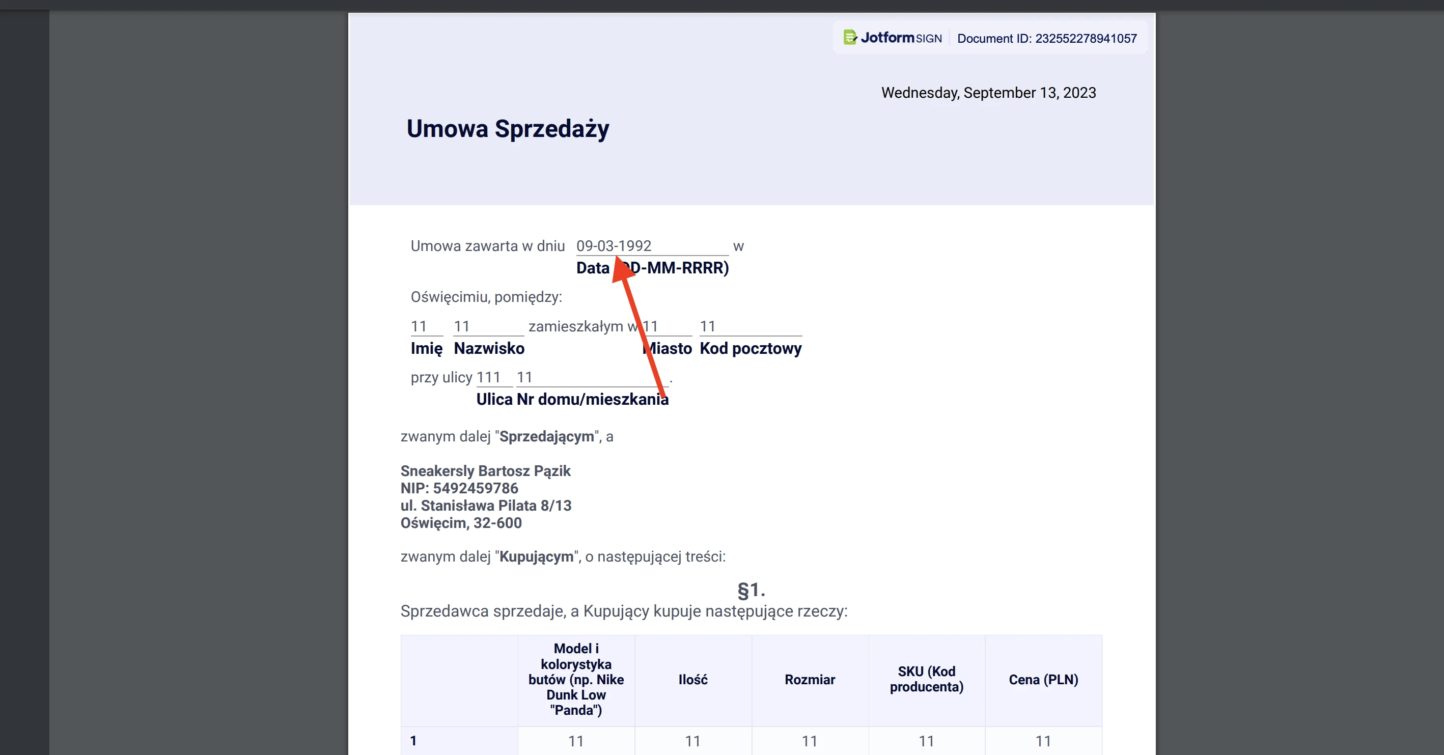 Data nie wyświetla się w wypełnionym formularzu Image 1 Screenshot 20