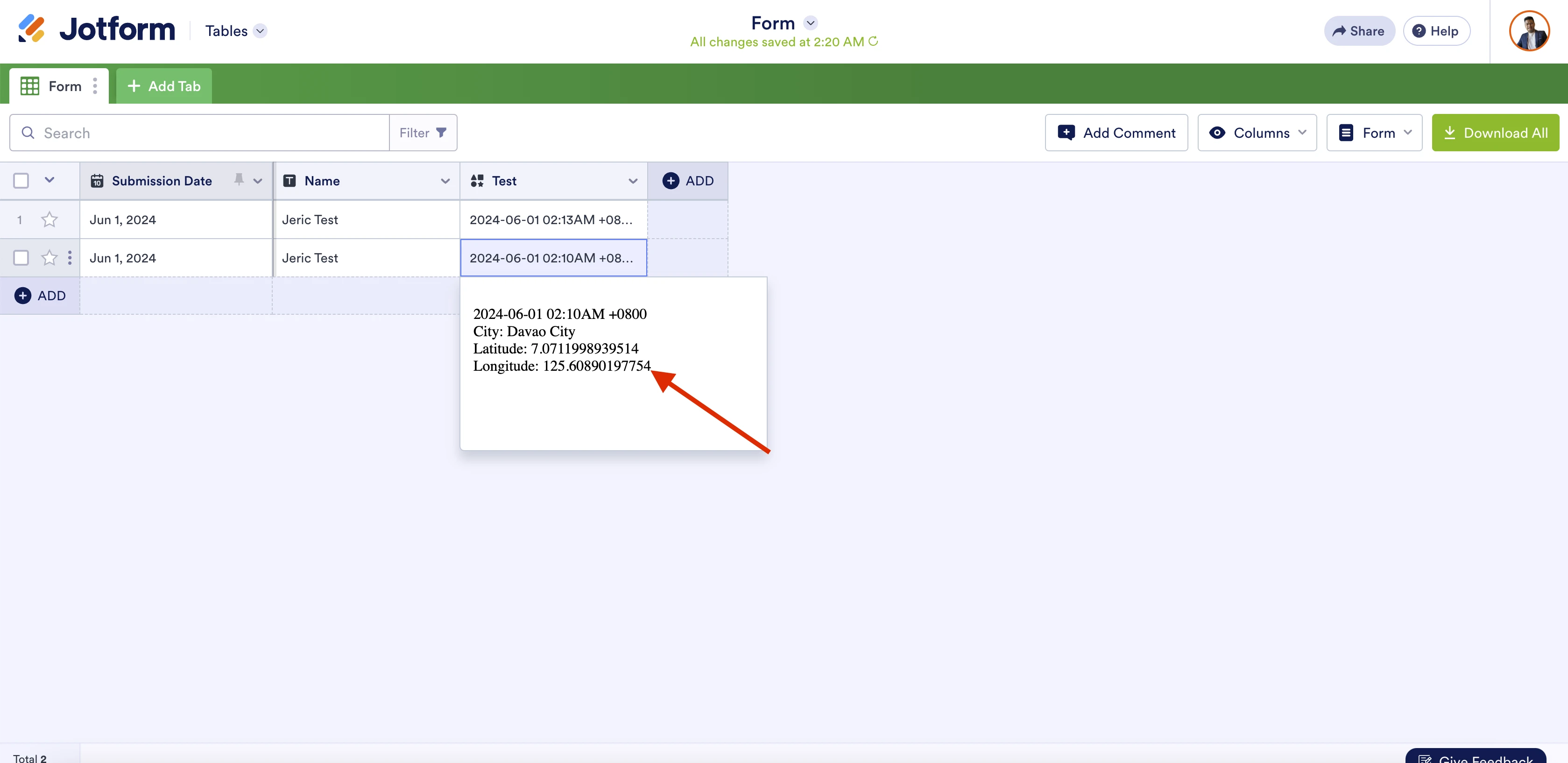 Get Visitor Location Widget: Coordinates Latitude/Longitude is not updating Image 1 Screenshot 30