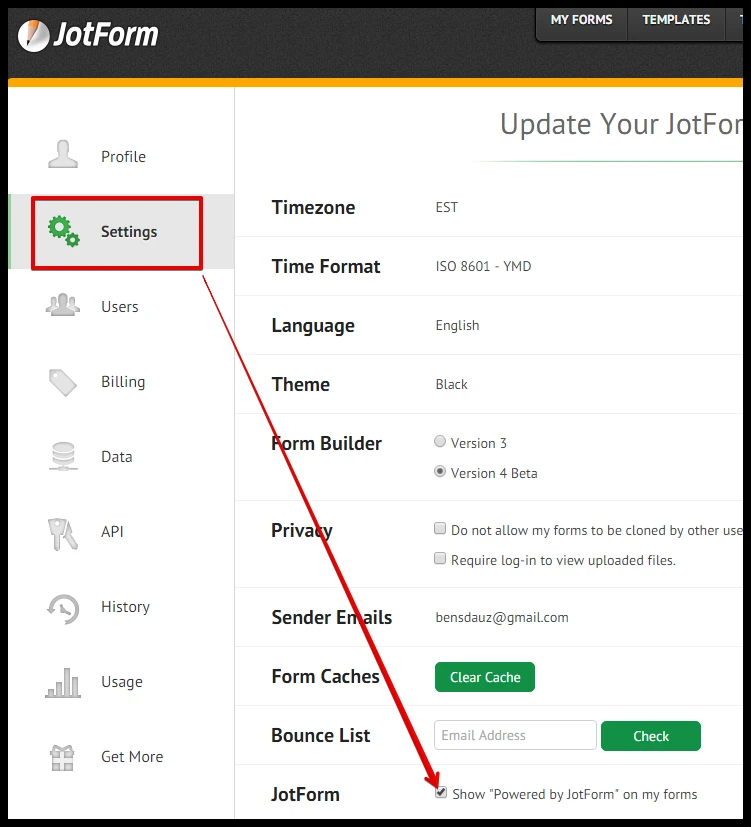 Do all paid plans remove the Powered by Jotform branding? Image 1 Screenshot 20