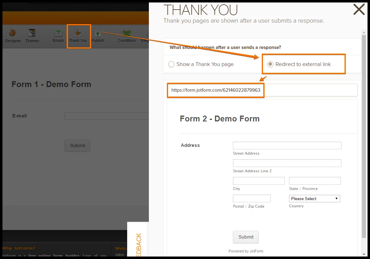 Can I link one form to another form? Image 2 Screenshot 51