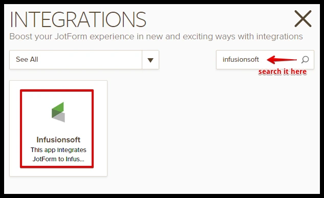 Integrate with Infusionsoft Image 2 Screenshot 41