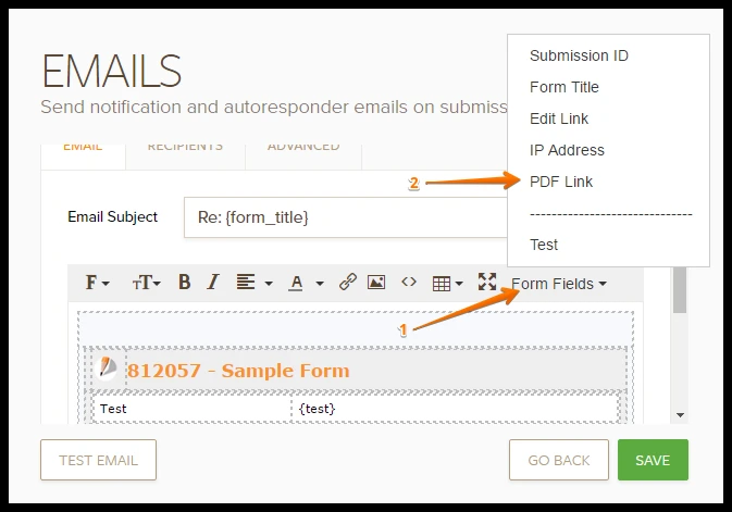 How to send the entire form to recipients, no just email notification?  Image 4 Screenshot 83