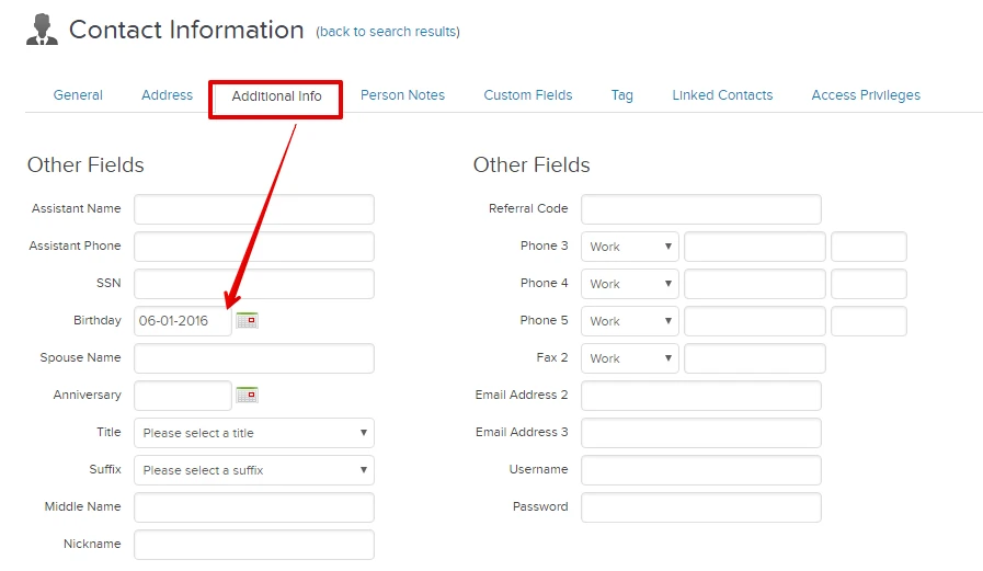 Infusionsoft Integration: Not sending info from date field to Infusionsoft Screenshot 40