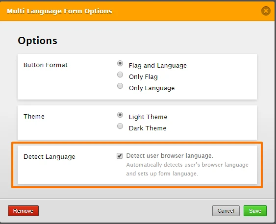 Multiple Language Form: How to allow users to see all the languages?  Image 2 Screenshot 41