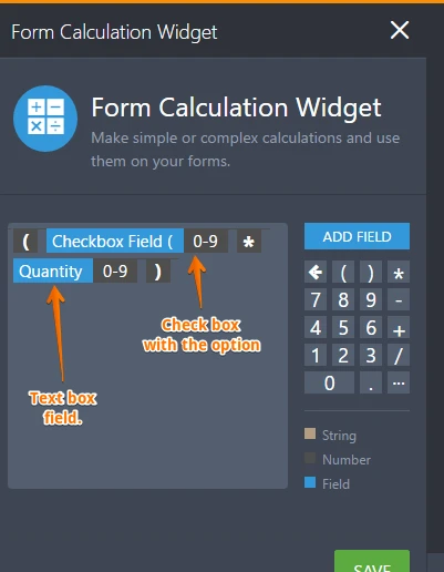 How can I perform calculations in my form?  Image 4 Screenshot 83