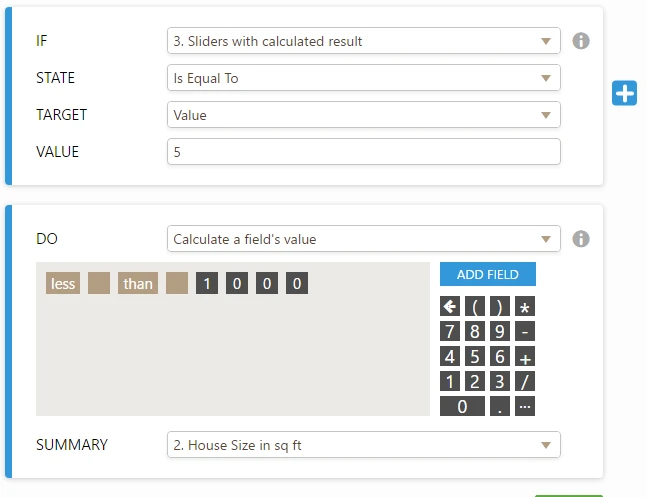 Silders with Calculated Result: How to get each selected option in a slider? Image 2 Screenshot 81