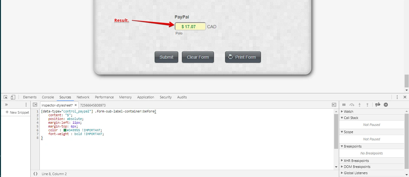PayPal: Is it possible to cutomize the payment field?  Image 1 Screenshot 20