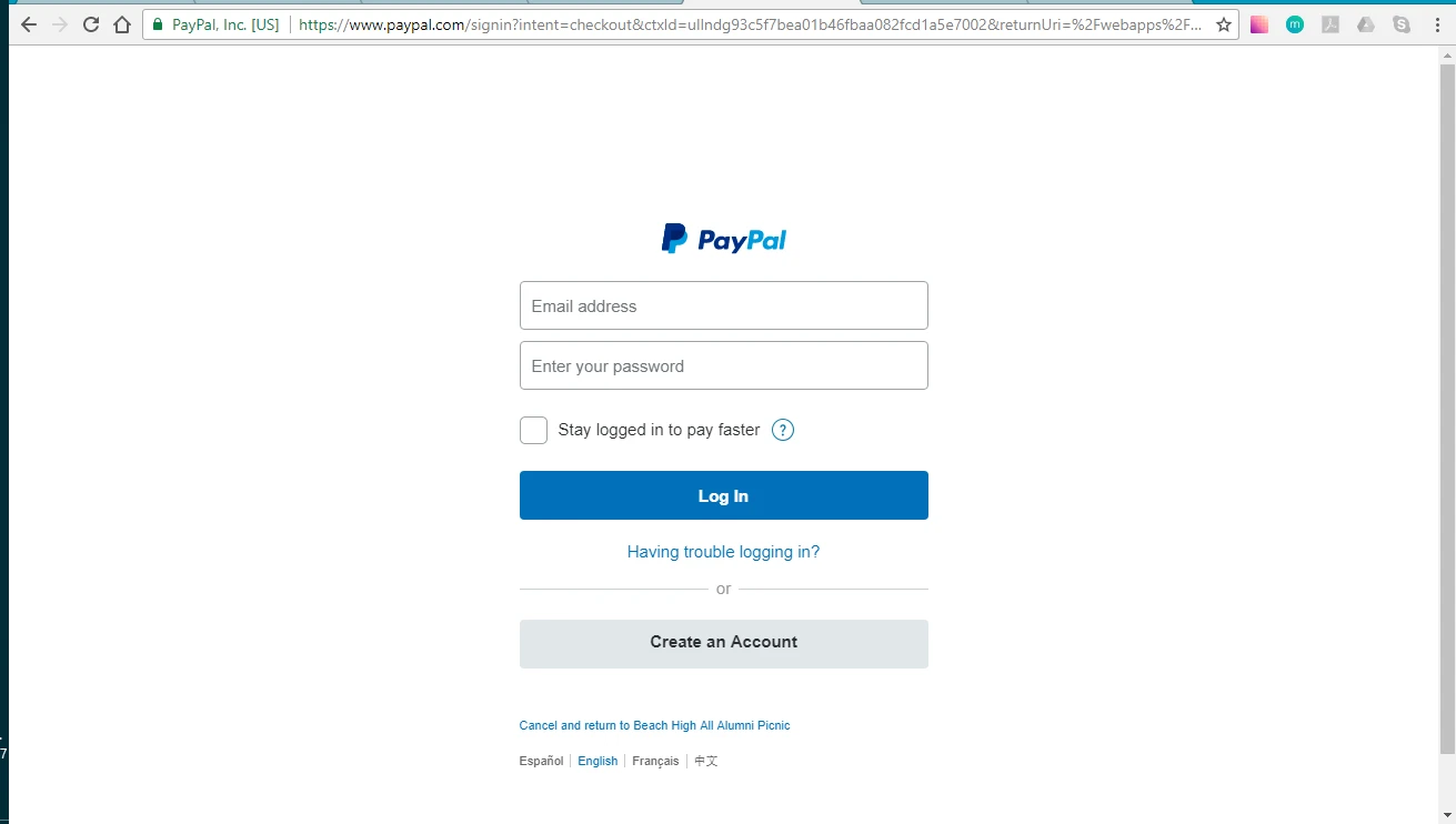 Forms not connecting to PayPal Screenshot 30