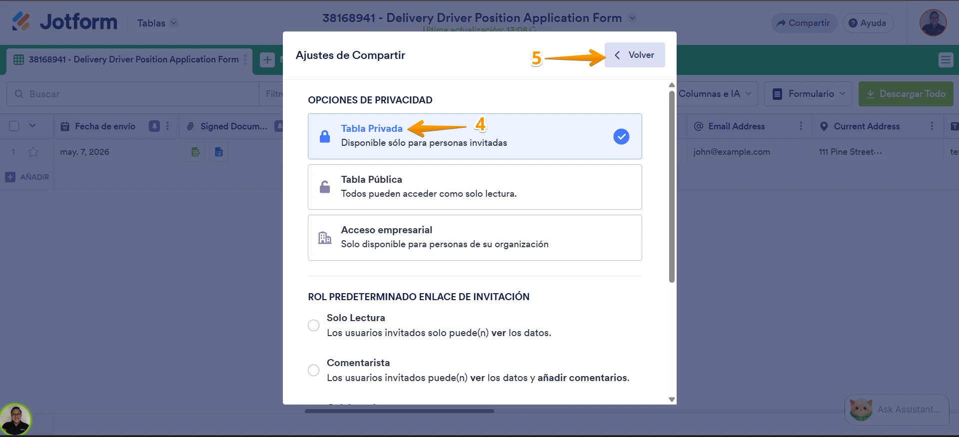 
Descarga de Reportes: Cambio en acceso externo ahora requiere inicio de sesión en Jotform
Image-2