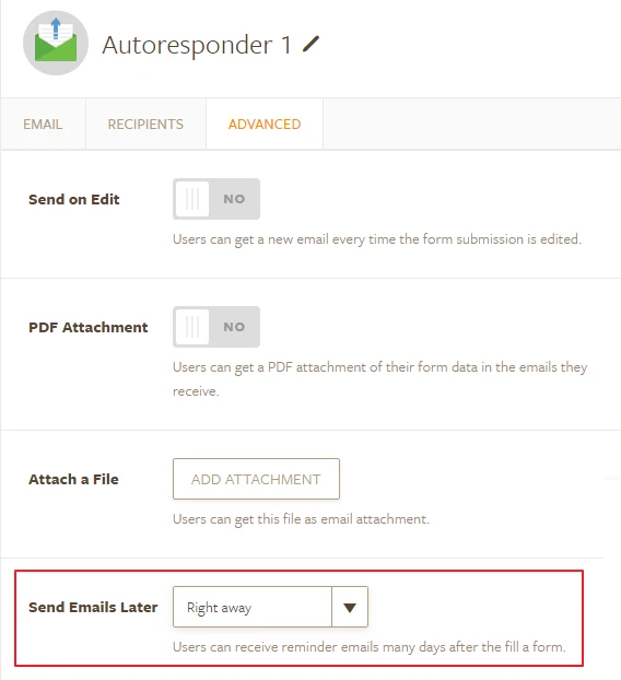Email autoresponders: Ability to schedule the email to send at a specific time Image 1 Screenshot 20
