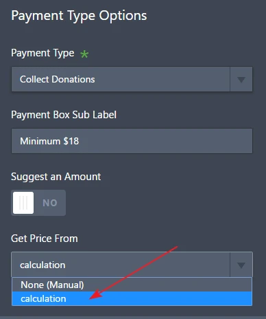 How to add credit card fee to a transaction on my form? Image 2 Screenshot 41