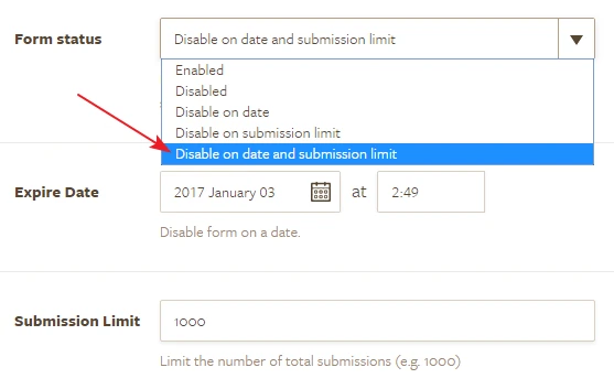 How can I limit the amount of submissions per week? Image 1 Screenshot 20