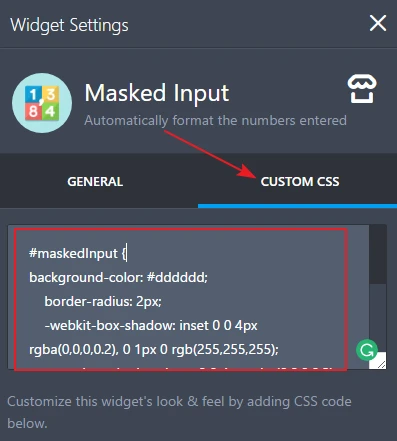 How to change the background color of Masked Input widget? Image 1 Screenshot 30