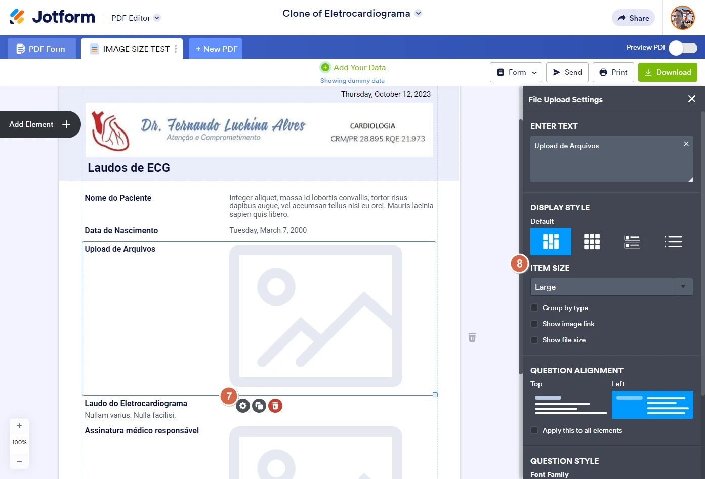 Image sizes on a PDF Image 3 Screenshot 62