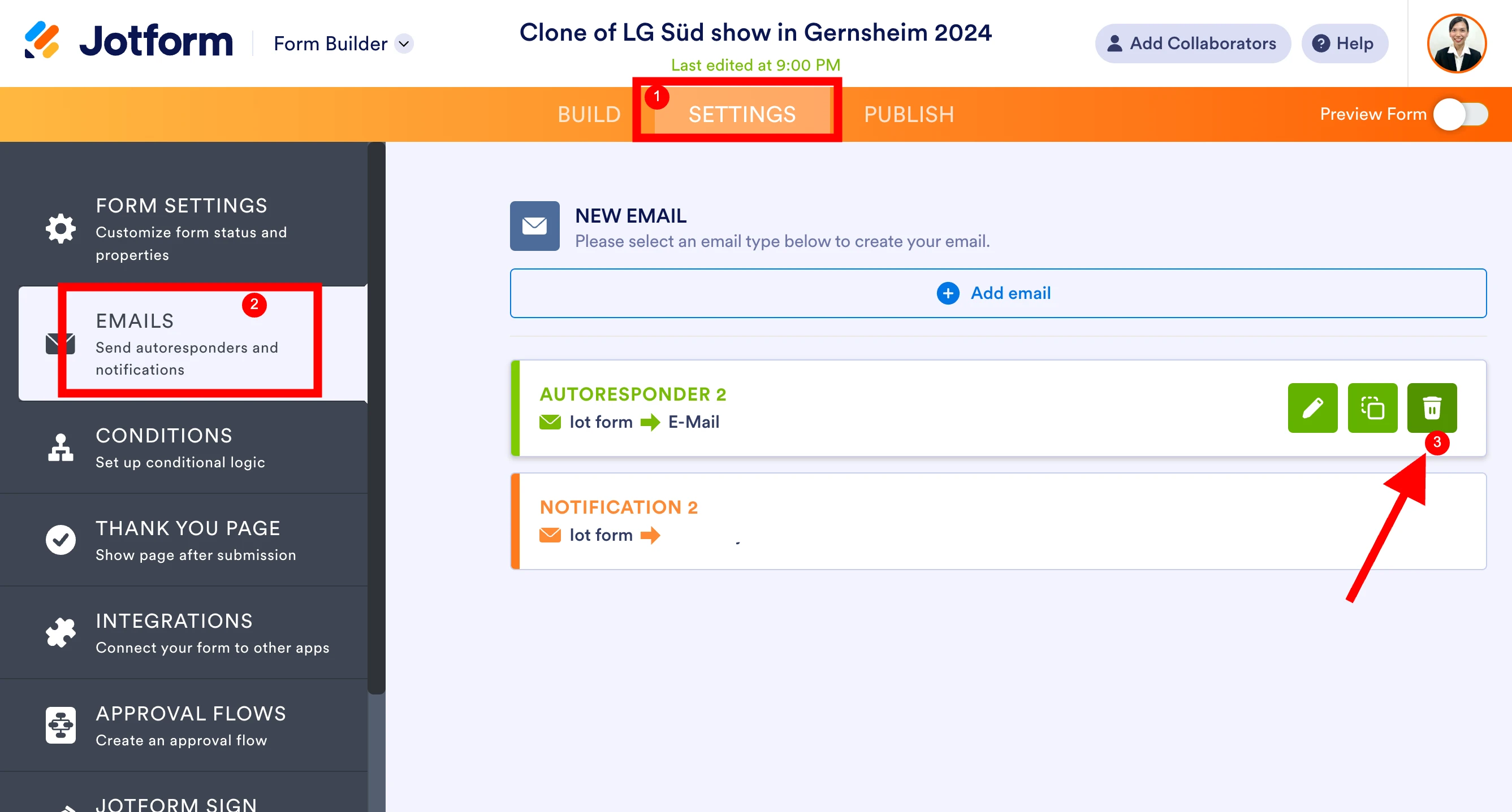 Submissions: How to send the submission details to the form fillers Image 2 Screenshot 101