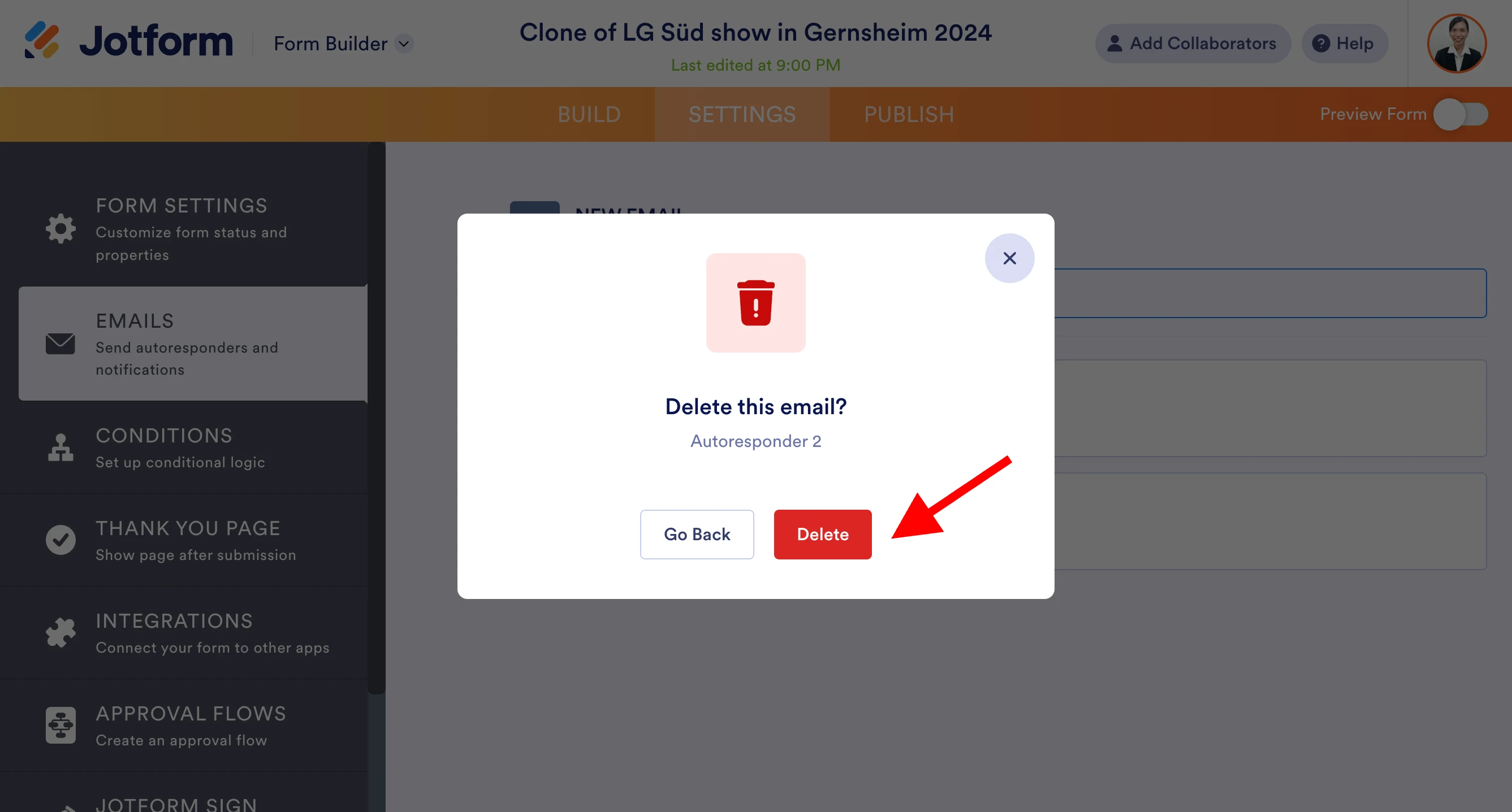 Submissions: How to send the submission details to the form fillers Image 3 Screenshot 112