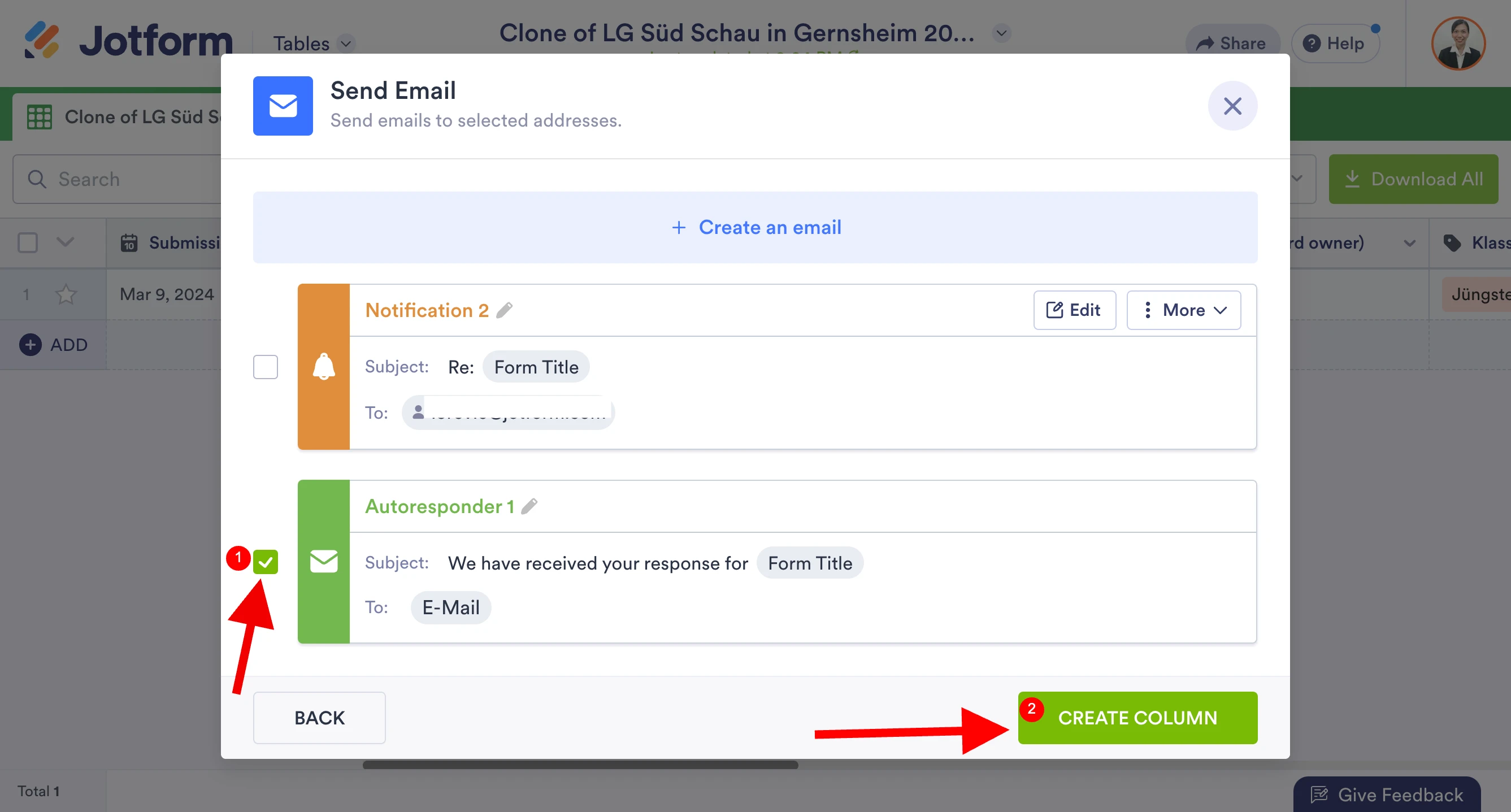 Submissions: How to send the submission details to the form fillers Image 7 Screenshot 156