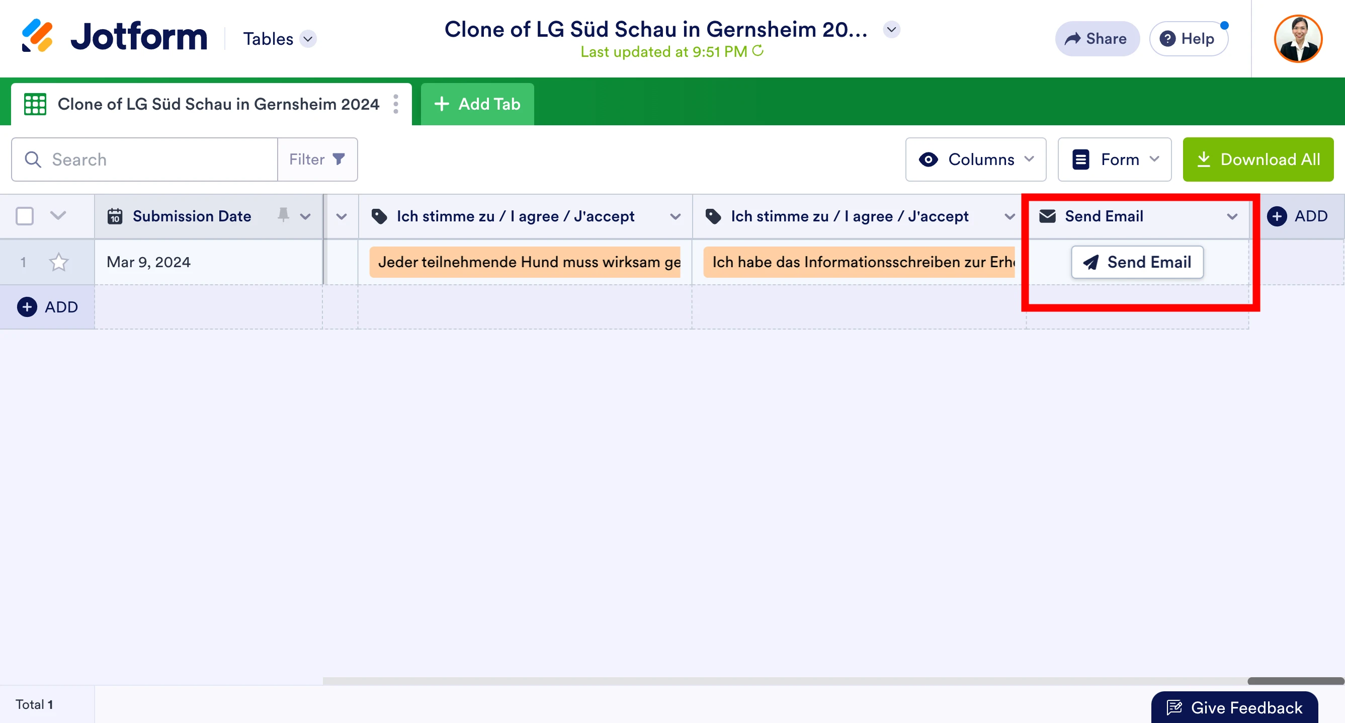 Submissions: How to send the submission details to the form fillers Image 8 Screenshot 167
