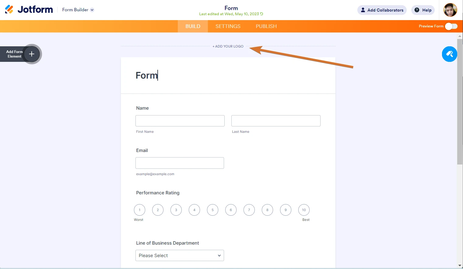 How can I make my own branding on the form? Image 2 Screenshot 61