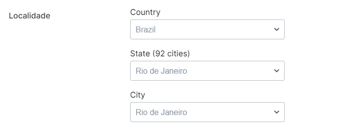 All States and Cities: Translate the field labels Image 1 Screenshot 20