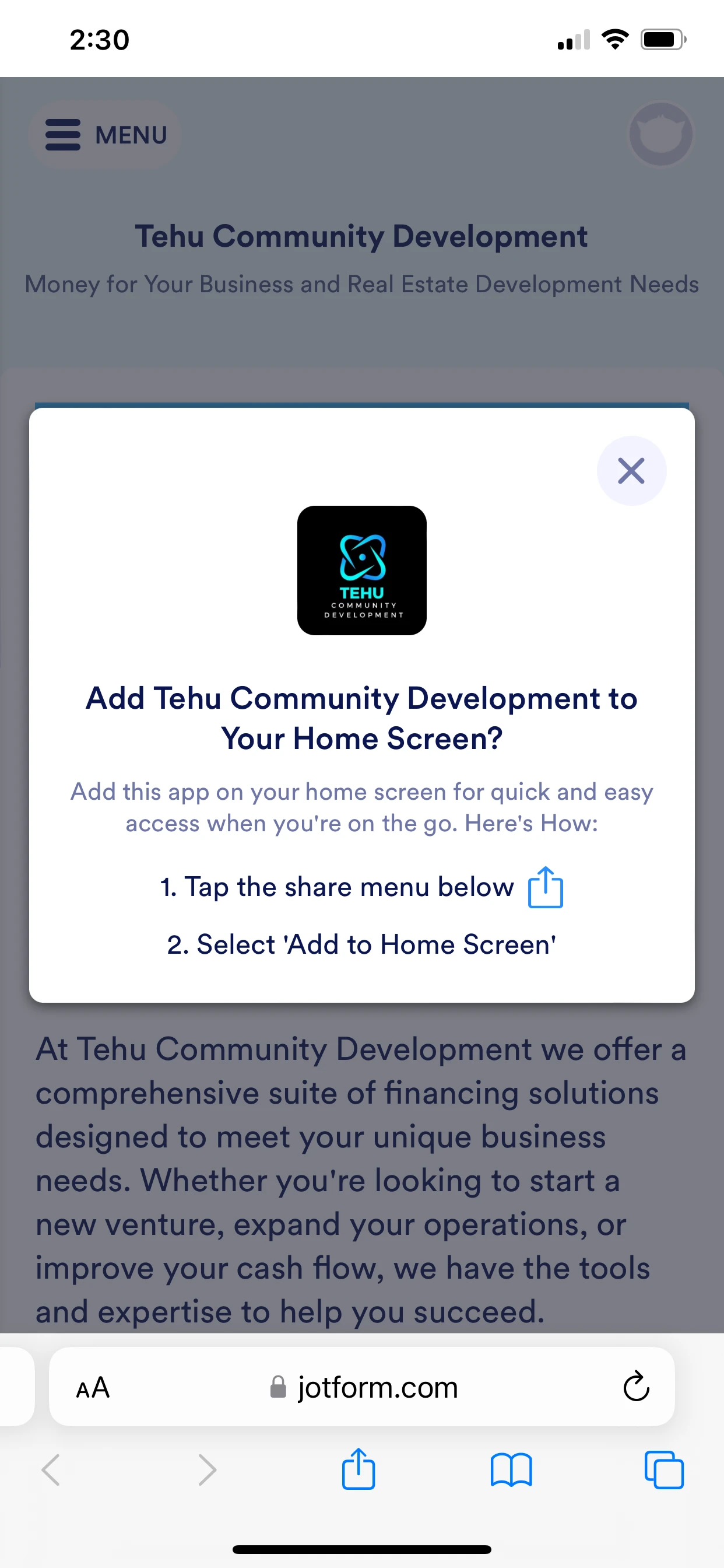 Jotform App: App wont add to homescreen of the phone Image 2 Screenshot 41