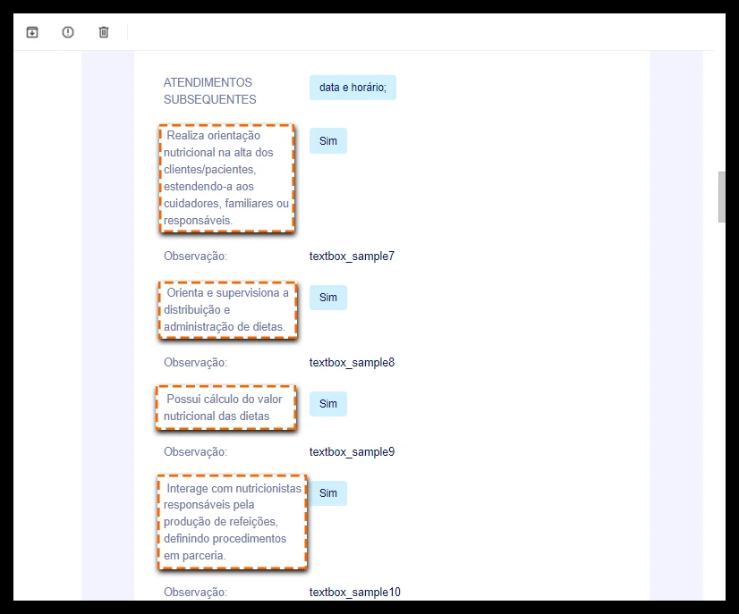 Not questions appear in the Notification Email Image 1 Screenshot 20