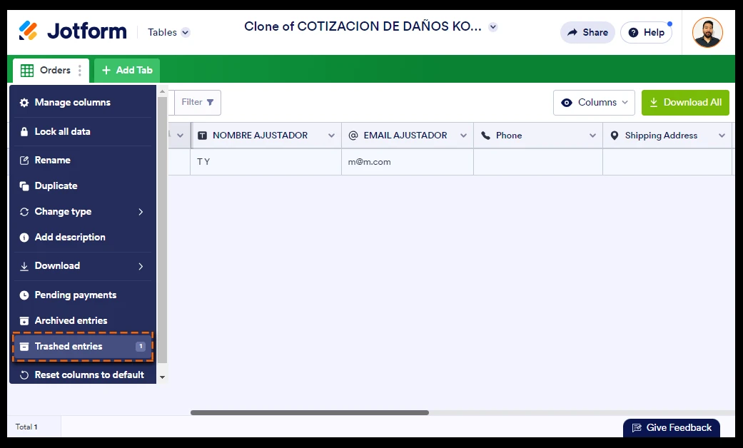How to delete test submission made on the app? Image 1 Screenshot 20