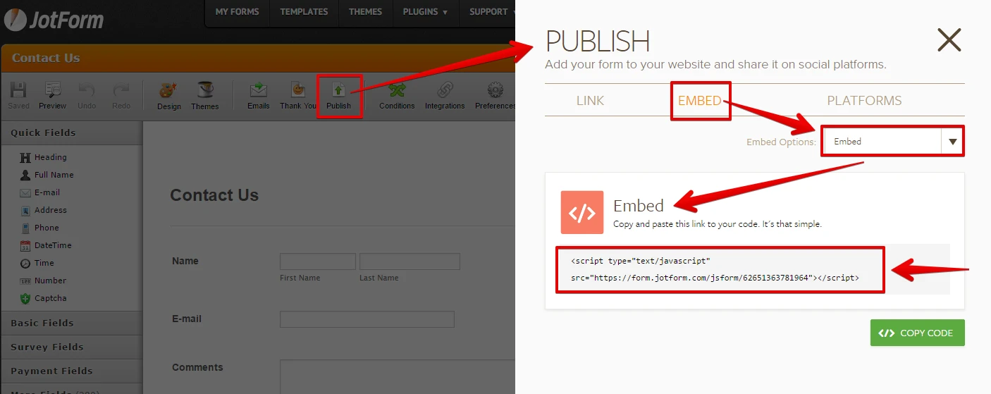 How to embed a form with a custom title hyperlink? Image 1 Screenshot 30