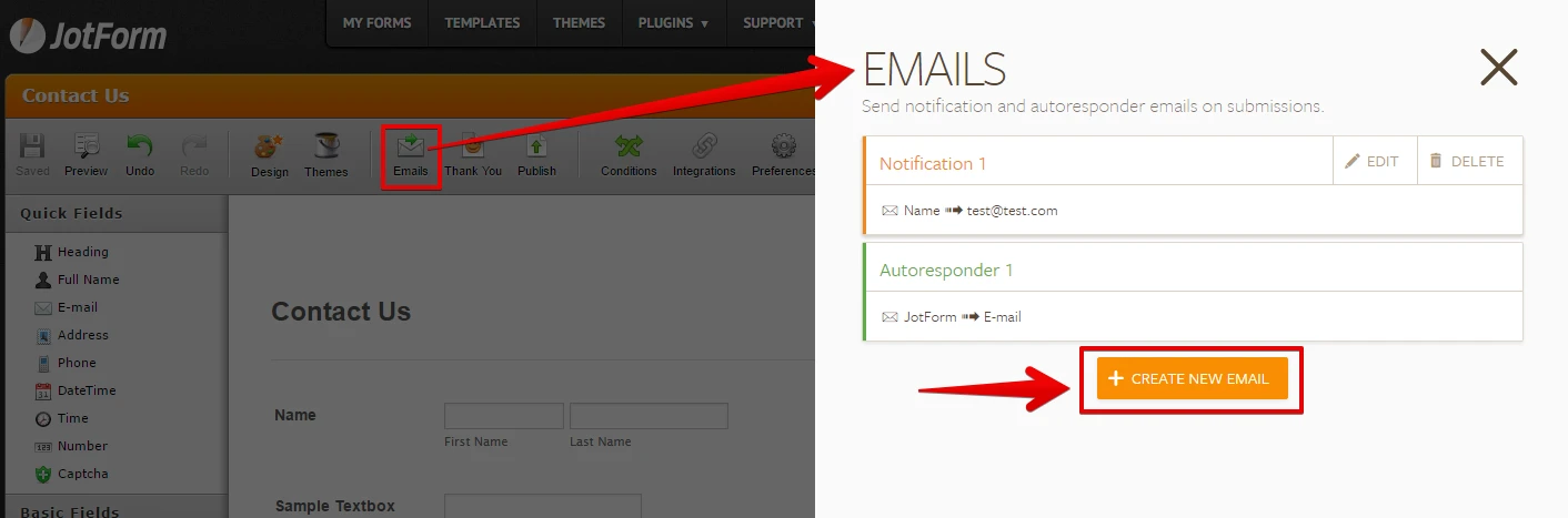 Send notification and autoresponder emails on submissions Screenshot 20