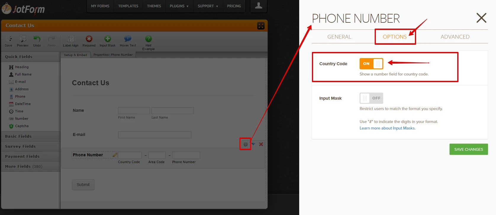 Please add an extension option for the phone number field Image 1 Screenshot 40