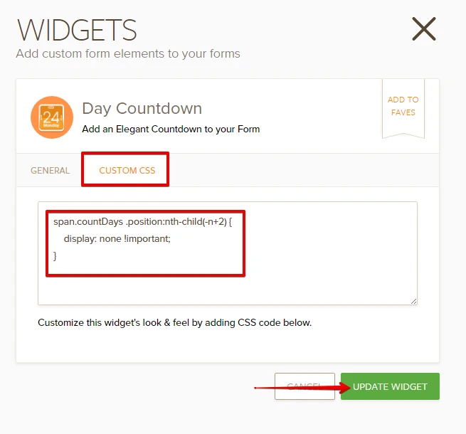 How Do I Change the Day Countdown Widget? Image 1 Screenshot 20