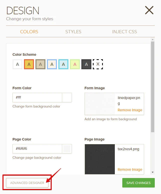 How can I change form colors in designer Image 3 Screenshot 72