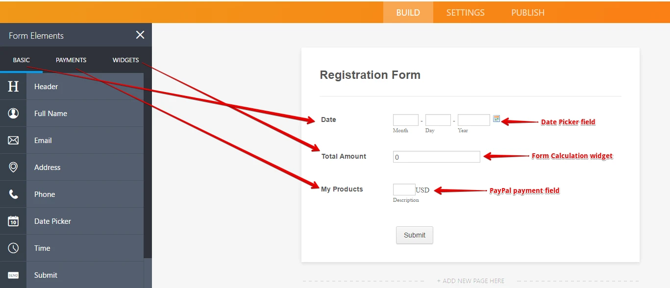How can I insert a date the form was filled out field that I can do a calculation on? Image 1 Screenshot 40