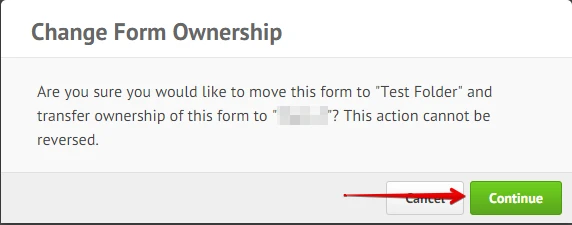 How to transfer forms shared to my account to a folder on my account? Image 3 Screenshot 62