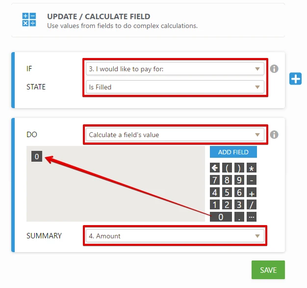 Calculate Credit Card Transaction Amount based on selection Image 5 Screenshot 104