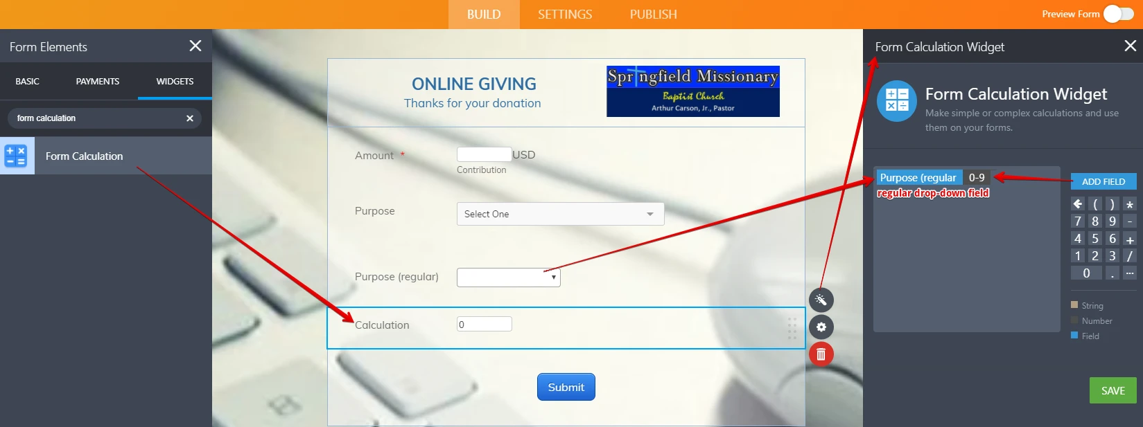 PayPal Donation Form: How do I get selected purpose item transferred to Paypal? Image 2 Screenshot 51