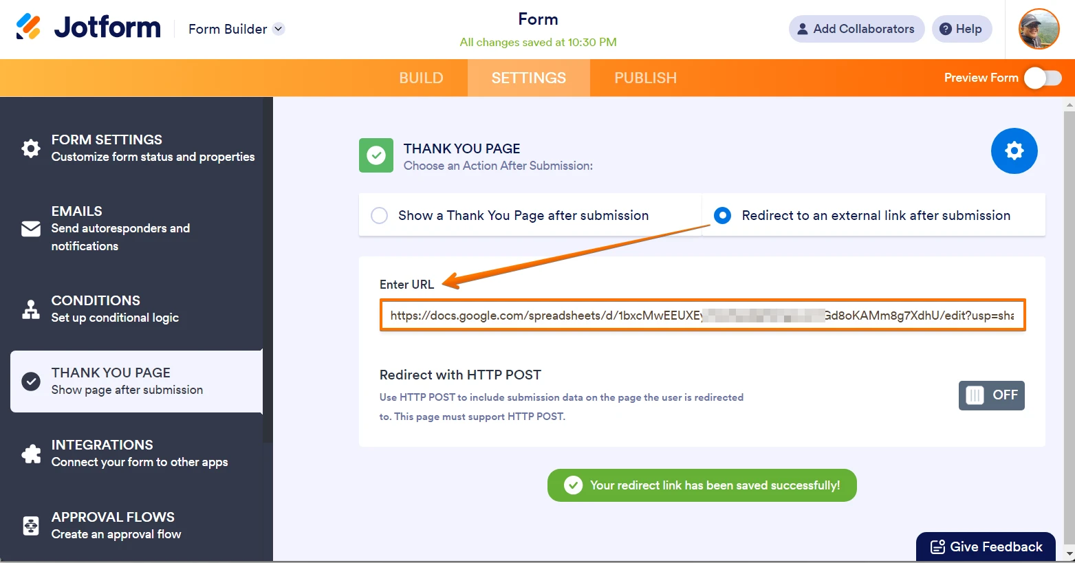 Como puedo crear un formulario que me envie a un excel de google sheet para mostrar el alcance de ventas? Image 1 Screenshot 30