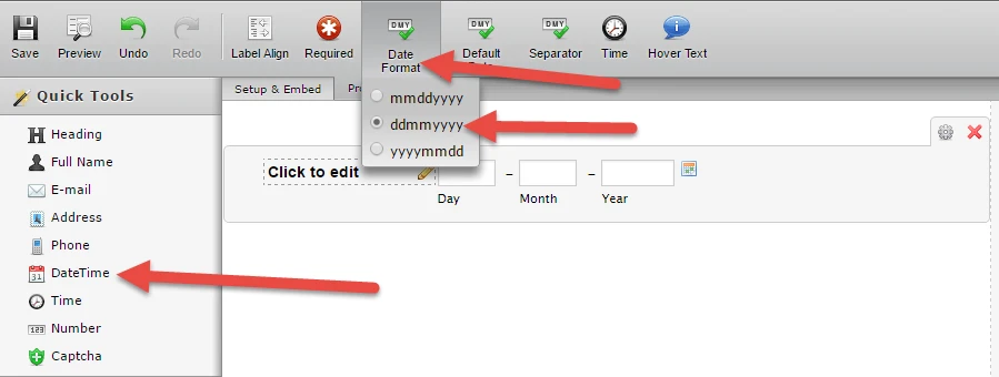 How to adjust Date and Time field to be DD MM YYYY structure? Image 1 Screenshot 20