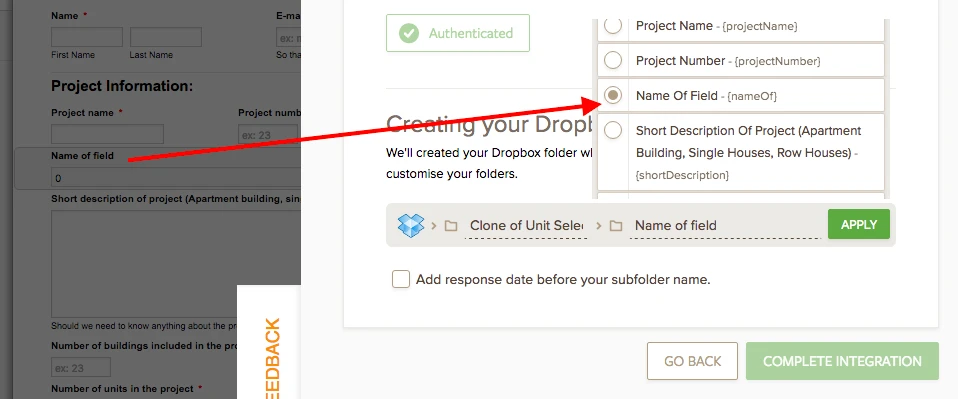 Dropbox catalog name based on form values? Image 3 Screenshot 62
