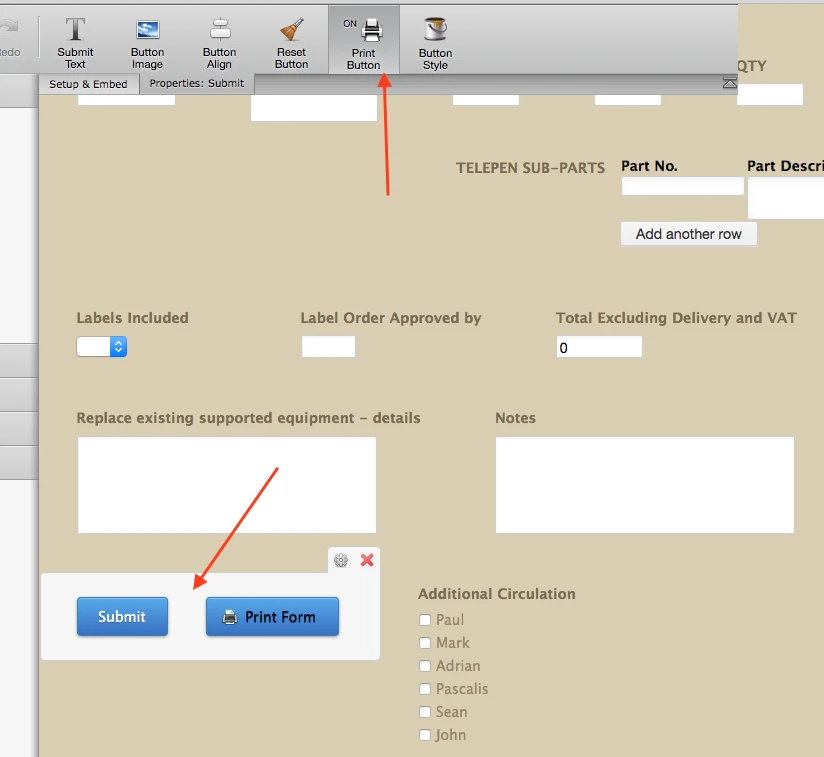 How to print the completed order form as it appears in Jotform? Image 3 Screenshot 112