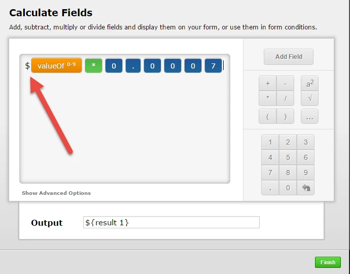 How to add dollar sign to calculation widget field? Image 2 Screenshot 51