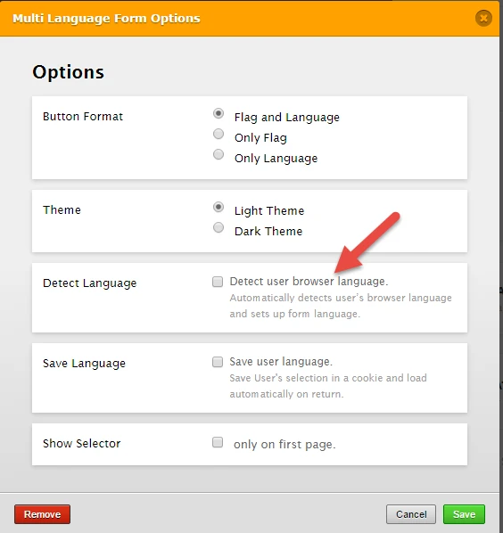 How to create multilingual form that will automatically set the language? Image 3 Screenshot 62