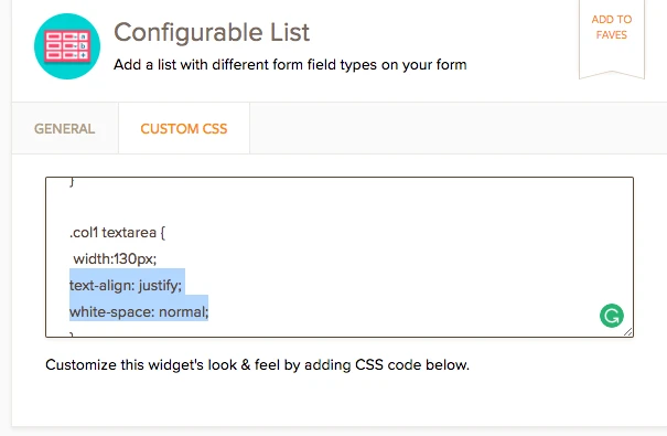 Widgets > Configurable list: Is ther a way to align configurable list widgets fields on email alert contents? Image-10