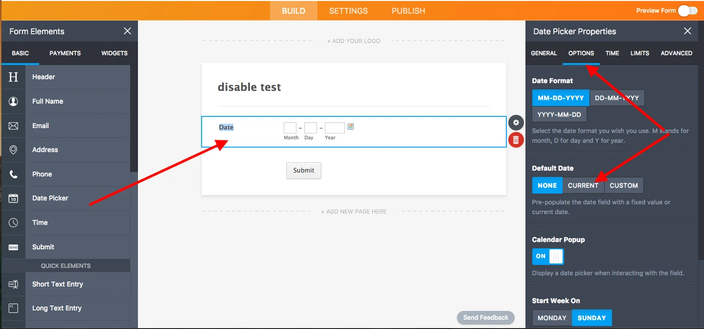How to auto enable form (Start Time)? Image 1 Screenshot 40