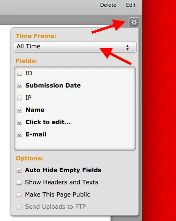 Can you organize form submissions into folders? Image 1 Screenshot 20