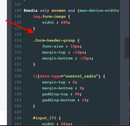 Form not updating on mobile devices after editing code, problems with CSS code? Image 1 Screenshot 20