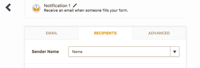 E mail program shows JotForm as sender Screenshot 50