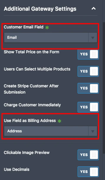 Which customer information will go to Stripe payment? Image 3 Screenshot 62